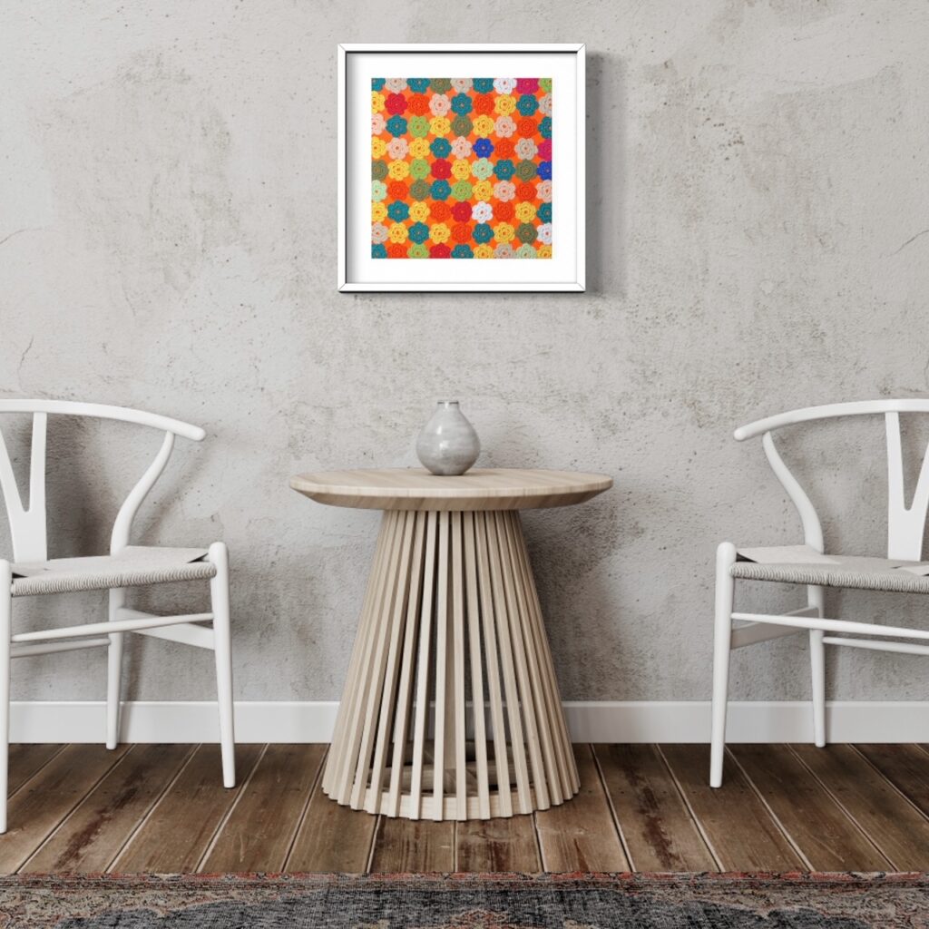 abstrakte Kunst, abstract art, Textile Kunst, Textile art
