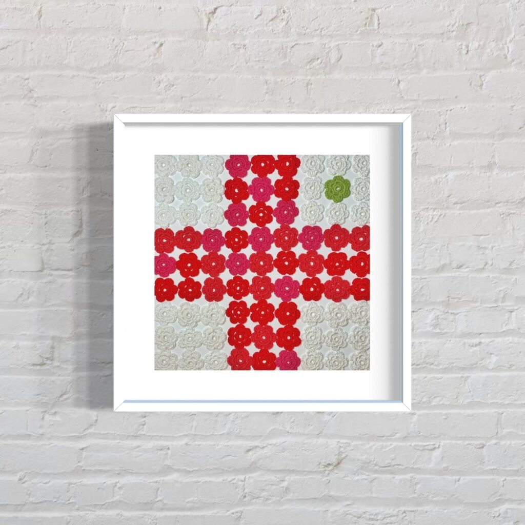 abstrakte Kunst, abstract art, Textile Kunst, Textile art